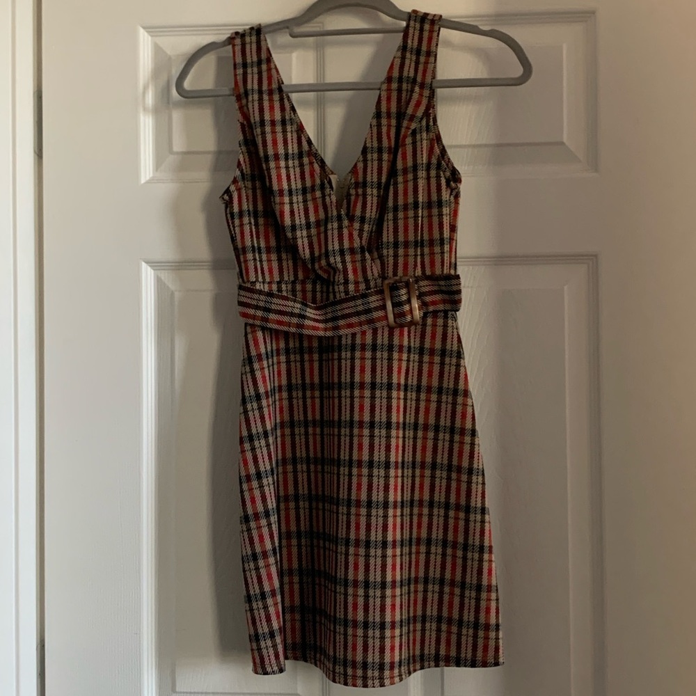 Vintage plaid dress